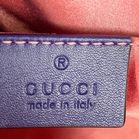 NWT Gucci GG Marmont Quilted Waist Bag Belt Bag Navy - Picture 13 of 16